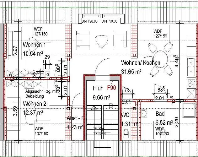Vip Apb 63qm 3 Zi Dachgeschoss Klimaanlage Große Wohnküche Großes Bad 2 Wcs 3 Betten 1 Schlafsofa *
